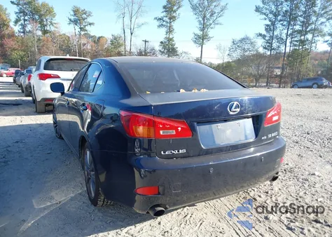 2006 Lexus Is 250 from USA, damaged, VIN JTHCK262165002216